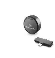 Type-C Kablosuz Yaka Mikrofonu - Siyah HDX2794