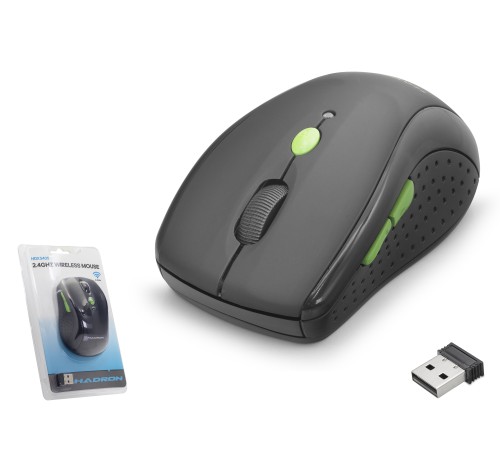 Kablosuz Mouse 800/1600 Dpi - Si̇yah HDX3405