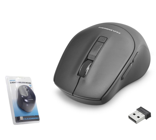 Kablosuz Mouse 600/1600 Dpi - Si̇yah HDX3408