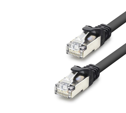Cat7 Ethernet Patch Kablosu 10 Gbps 600 Mhz 1.5 M - Siyah HDX5091