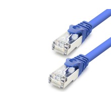Cat7 Ethernet Patch Kablosu 10 Gbps 600 Mhz 60 Cm - Mavi HDX5098