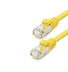 Cat7 Ethernet Patch Kablosu 10 Gbps 600 Mhz 60 Cm - Sarı HDX5102