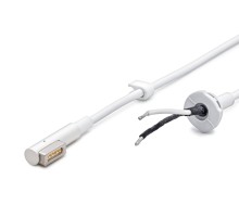 Laptop Adaptör Dc Jack Kablosu 60W L Tip Apple Macbook Uyumlu 1.2 M - Beyaz HDX5543
