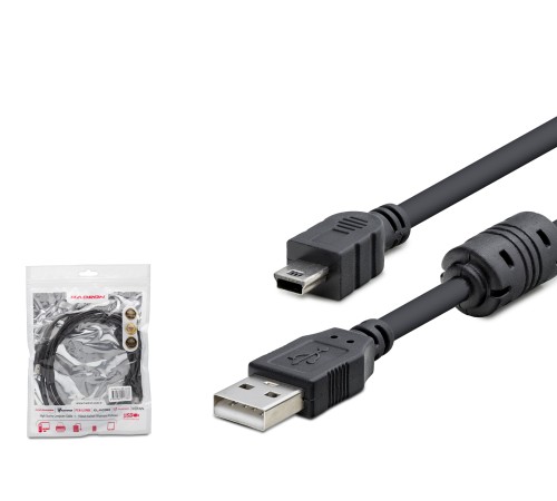 Usb Mini V3/5Pin To Usb Kablo 1.5 M - Si̇yah HDX7538