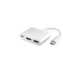 Type-C Combo Hub Hdmi 4K Usb 3.0 3 Port - Gri HDX7764