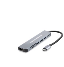 Type-C Combo Hub Hdmi 4K Usb 3.0 Kart Okuyucu 7 Port - Gri HDX7835