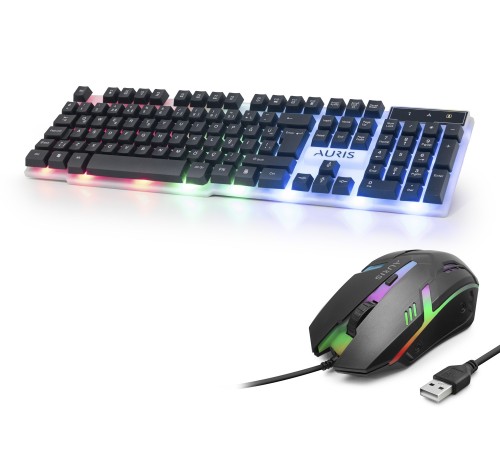 Gaming Klavye Ve Mouse Seti Led - Siyah KGC10