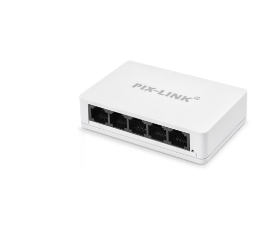 Gigabit Ethernet Switch 5 Port - Beyaz LV-GS05