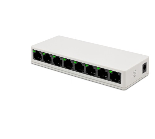 Ethernet Switch 8 Port 10/100 Mbps - Beyaz LV-SW08