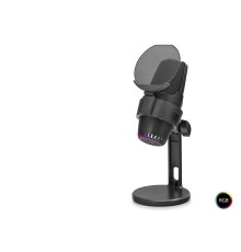 M9 Profesyonel Gaming Rgb Mikrofon 48 Khz / 16 Bit Type-C - Siyah