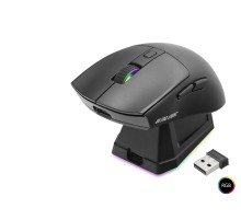 Kablosuz Gaming Rgb Mouse Şarj Standlı - Siyah MF1215B