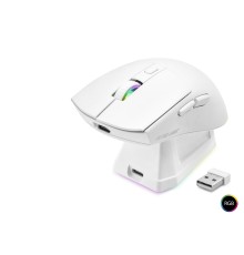 Kablosuz Gaming Rgb Mouse Şarj Standlı - Beyaz MF1215W