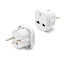 Amerikan-İngiliz Fiş Adaptörü Beyaz FIS003
