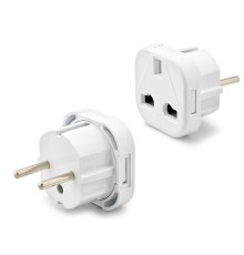 Amerikan-İngiliz Fiş Adaptörü Beyaz FIS003