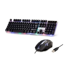 Kablolu Oyuncu Klavye Mouse Set Led Q Siyah H837Q