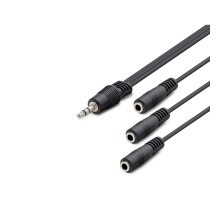 3.5 Mm To 3*3.5 Mm F Kablo 2Lıne 30Cm Siyah HDX1023