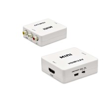 Hdmı To Av Çevirici 1080P Full Hd Beyaz HDX1281