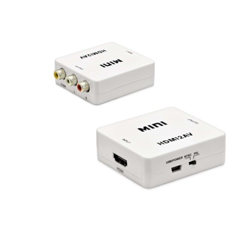 Hdmı To Av Çevirici 1080P Full Hd Beyaz HDX1281