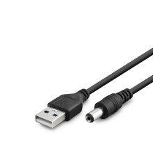 Tablet Şarj Kablosu Usb To 5.5*2.5 1M Siyah HDX1323