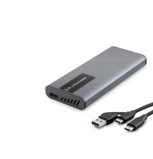 SSD Kutu Type-C 3.1 - Usb3.0 Ngff Alimünyum + Plastik M2 Chıp RTL9201R Rgb Gri HDX1781