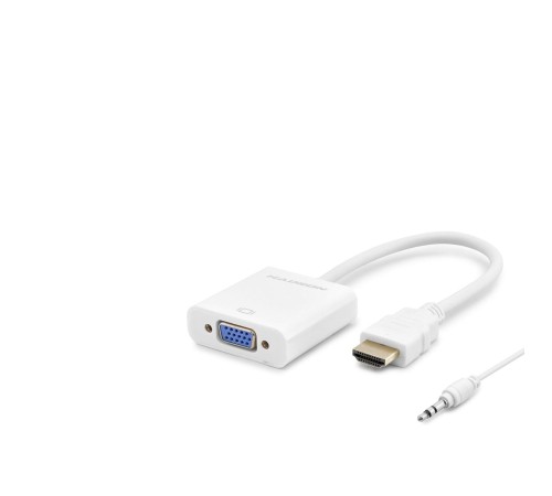 Hdmı To Vga F Çevirici 1080P + Audıo Beyaz HDX2019 Hdmı To Vga F Çevirici 1080P + Audıo Beyaz HDX2019