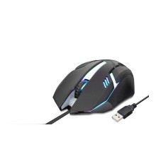 Kablolu Oyuncu Mouse Led 800/1600 Dpı 140Cm Siyah HDX3257