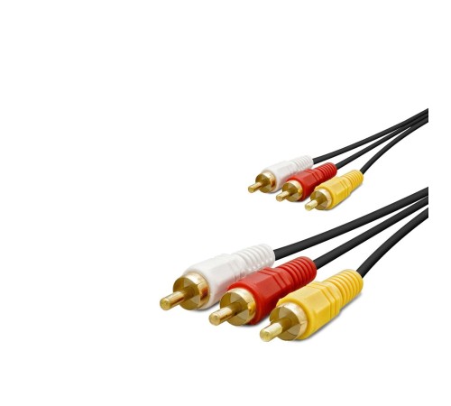 3Rca Kablo Gold 10M Siyah HDX5057 3Rca Kablo Gold 10M Siyah HDX5057