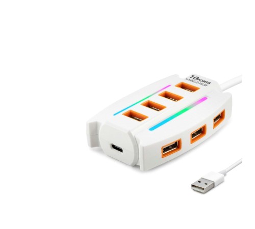 Usb Hub 10*Usb 1.2M Beyaz HDX7037 Usb Hub 10*Usb 1.2M Beyaz HDX7037
