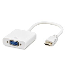 Hdmı Mını To Vga F Çevirici 1080P Beyaz HDX7771