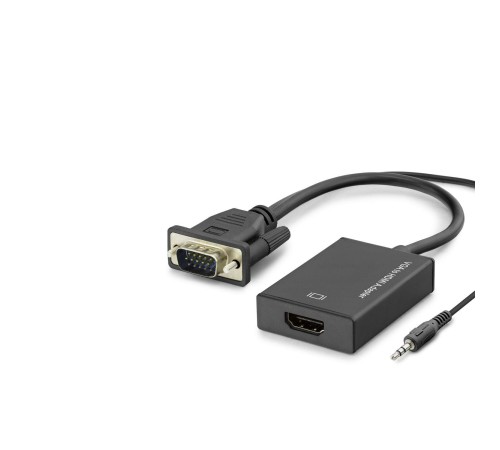 Vga To Hdmı F Çevirici + Audıo 1080P Siyah HDX7794 Vga To Hdmı F Çevirici + Audıo 1080P Siyah HDX7794