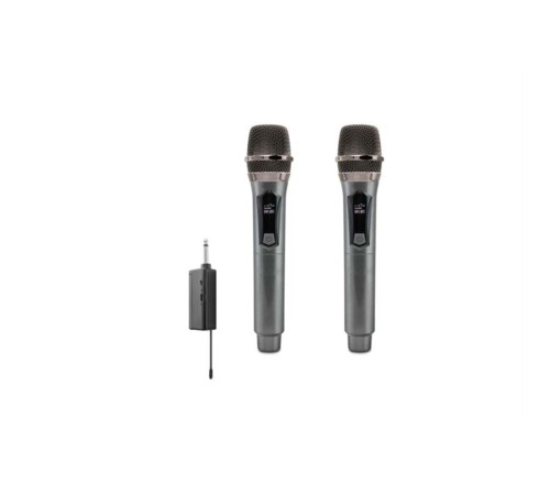 Kablosuz Çift Mikrofon 6.5 Mm Siyah W1 Kablosuz Çift Mikrofon 6.5 Mm Siyah W1