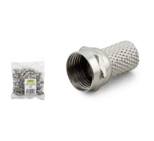 F Konnektör 17 Mm 100 Lü Paket Sılver WK-05S
