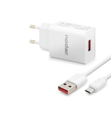 Micro Usb Hızlı Şarj Seti 12W 2.4A Usb Adaptörlü - Beyaz ND1004
