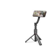 Telefon Tripodu Ve Selfie Çubuğu Seti Manyetik Bluetooth Kumandalı 105 Cm - Siyah ND1048