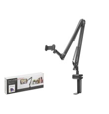 Mafsalli Kollu Masa Kenari Telefon Ve Tablet Standi - Si̇yah ND1051