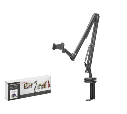 Mafsalli Kollu Masa Kenari Telefon Ve Tablet Standi - Si̇yah ND1051