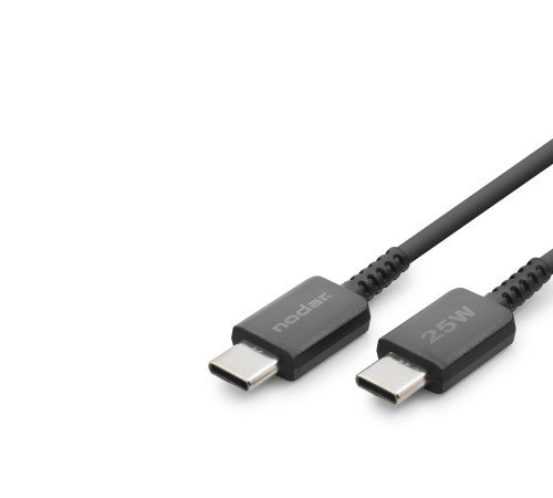 Type-C Şarj Ve Data Kablosu 25W 1 M - Siyah ND1101