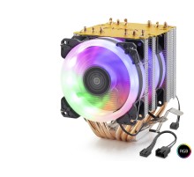 Cpu İşlemci Kule Tipi Soğutucu 600 Serisi Çift Fanlı 6 Bakır Borulu Rgb ND2606