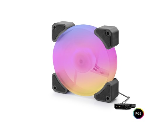 Kasa Fanı Rgb 12 Cm - Siyah ND2660