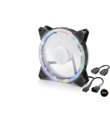 Kasa Fanı Kristal Rgb 12 Cm - Siyah ND2662