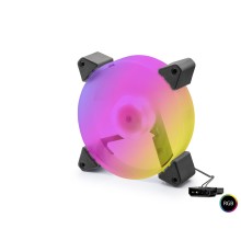 Kasa Fanı 5. Nesil Rgb 12 Cm - Siyah ND2664