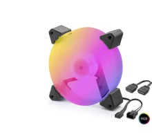 Kasa Fanı 5. Nesil Rgb 12 Cm - Siyah ND2665