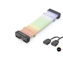 Silikon Işıklı Bükülebilir Argb Light Board 24 Pin - Siyah ND2801