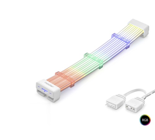 Silikon Işıklı Bükülebilir Argb Light Board 28 Pin - Beyaz ND2802