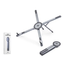 Katlanir Manyeti̇k 360 Derece Döner Masaüstü Tablet Ve Laptop Standi Metal - Gümüş ND8032