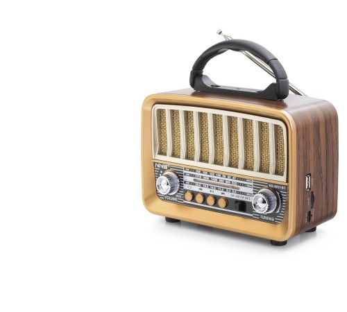 Bluetooth Nostaljik Hoparlör Fm 18 X 8.4 X 13.8 Cm NS6651BT