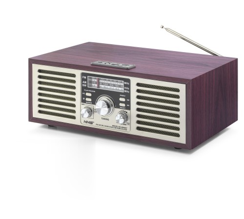 Bluetooth Nostaljik Hoparlör Fm 33 X 18 X 12.9 Cm NS6686BT