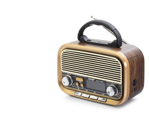 Bluetooth Nostaljik Hoparlör Fm 20 X 10.2 X 14.5 Cm NS7773BT