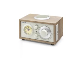 Bluetooth Nostaljik Hoparlör Fm Retro Saatli 217 X 160 X 130 Cm NS808BT