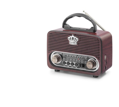 Bluetooth Nostaljik Hoparlör Fm 18 X 9.6 X 13.8 Cm NS8092BT